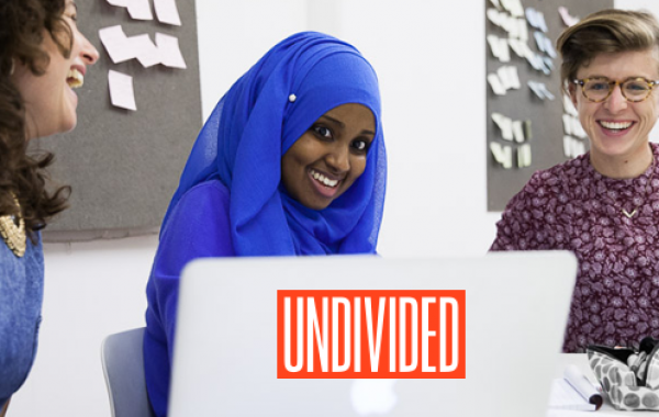 Header image for Undivided campaign website design by Hannah Cackett Design